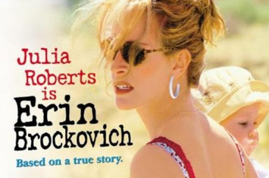 Based on the real-life story of Erin Brokovich, an environmental activist, consultant, and consumer advocate, the movie mainly focuses on exposing environmental crimes and misogyny.